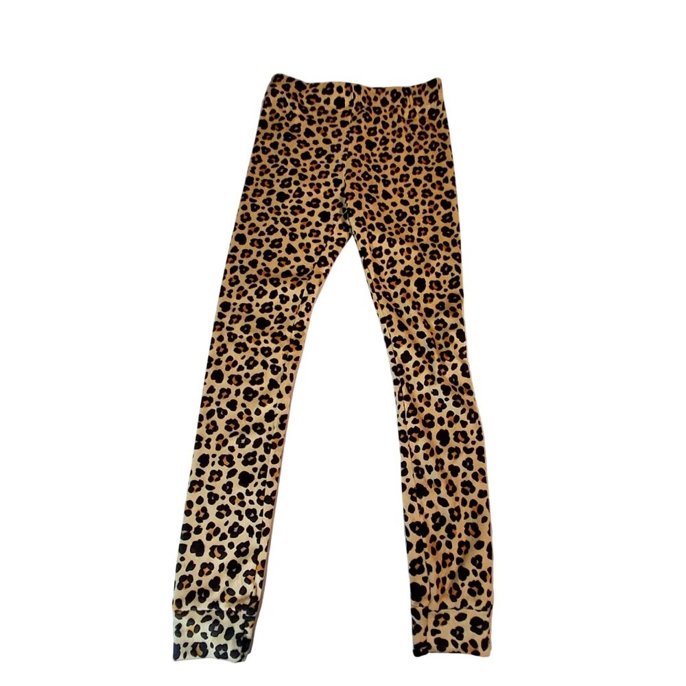 Cat And Jack Leopard Print Long Sleeve Stretchy Pajama Set For Women Size 8 - Picture 8 of 13